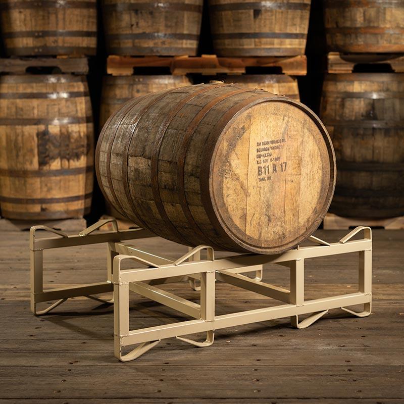 Jim Beam Bourbon Barrel - Fresh Dumped, Once Used on rack