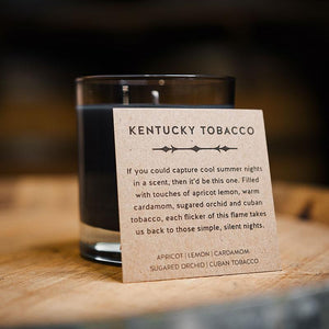 
                  
                    Candle - Kentucky Tobacco with description card
                  
                