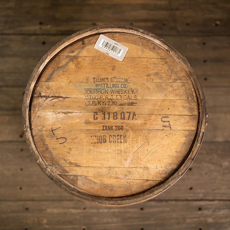 Knob Creek Kentucky Straight Bourbon Whiskey Barrel - Fresh Dumped, Once Used with distillery markings