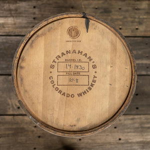 
                  
                    Stranahan's Whiskey Barrel - Fresh Dumped, Once Used with distillery markings
                  
                