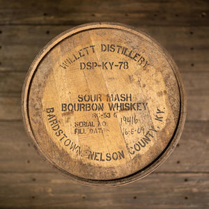 
                  
                    Willett Bourbon Barrel - Fresh Dumped, Once Used with distillery markings
                  
                